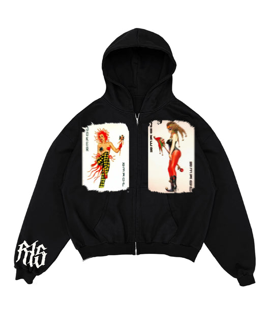 BLACK “PICK A CARD” HOODIE