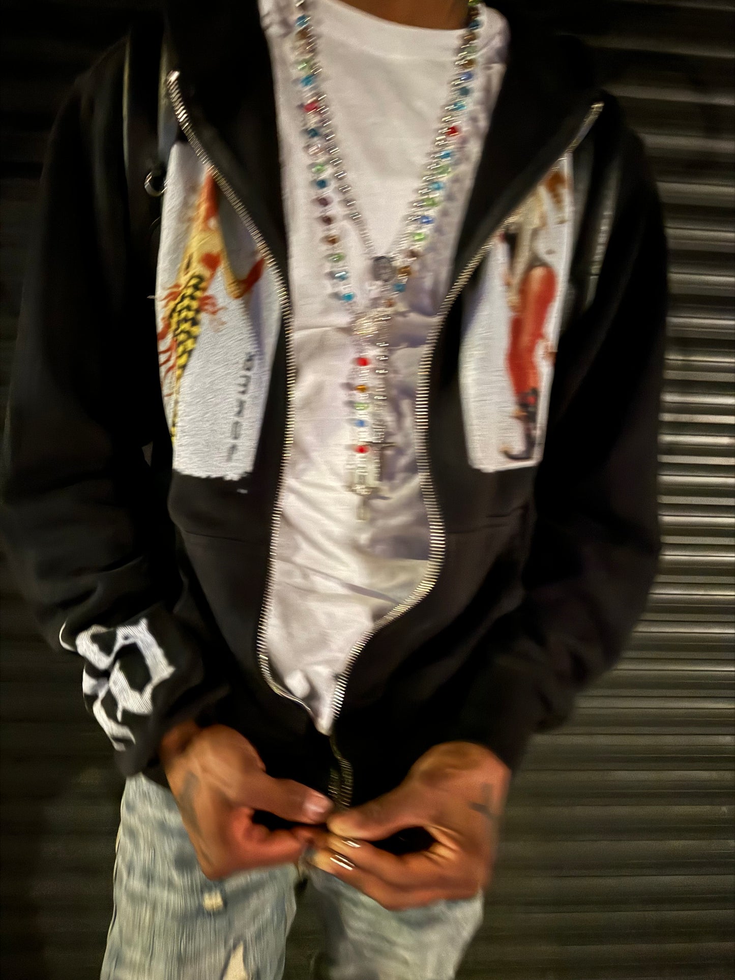 BLACK “PICK A CARD” HOODIE